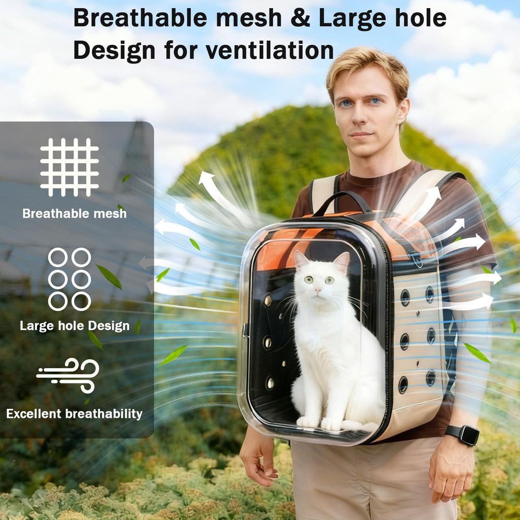 Large Breathable Cat Backpack Carrier S2855