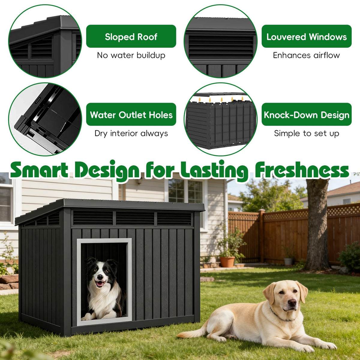 IP68 Waterproof Large Dog House I7105