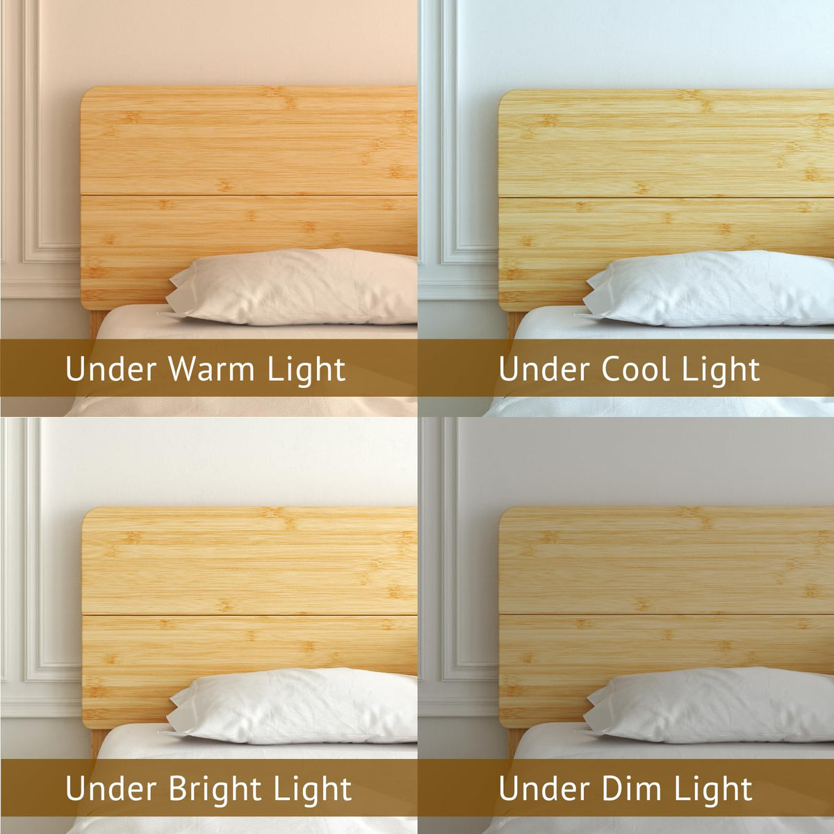 14 inch Bamboo Full Bed Frame with Headboard R16990