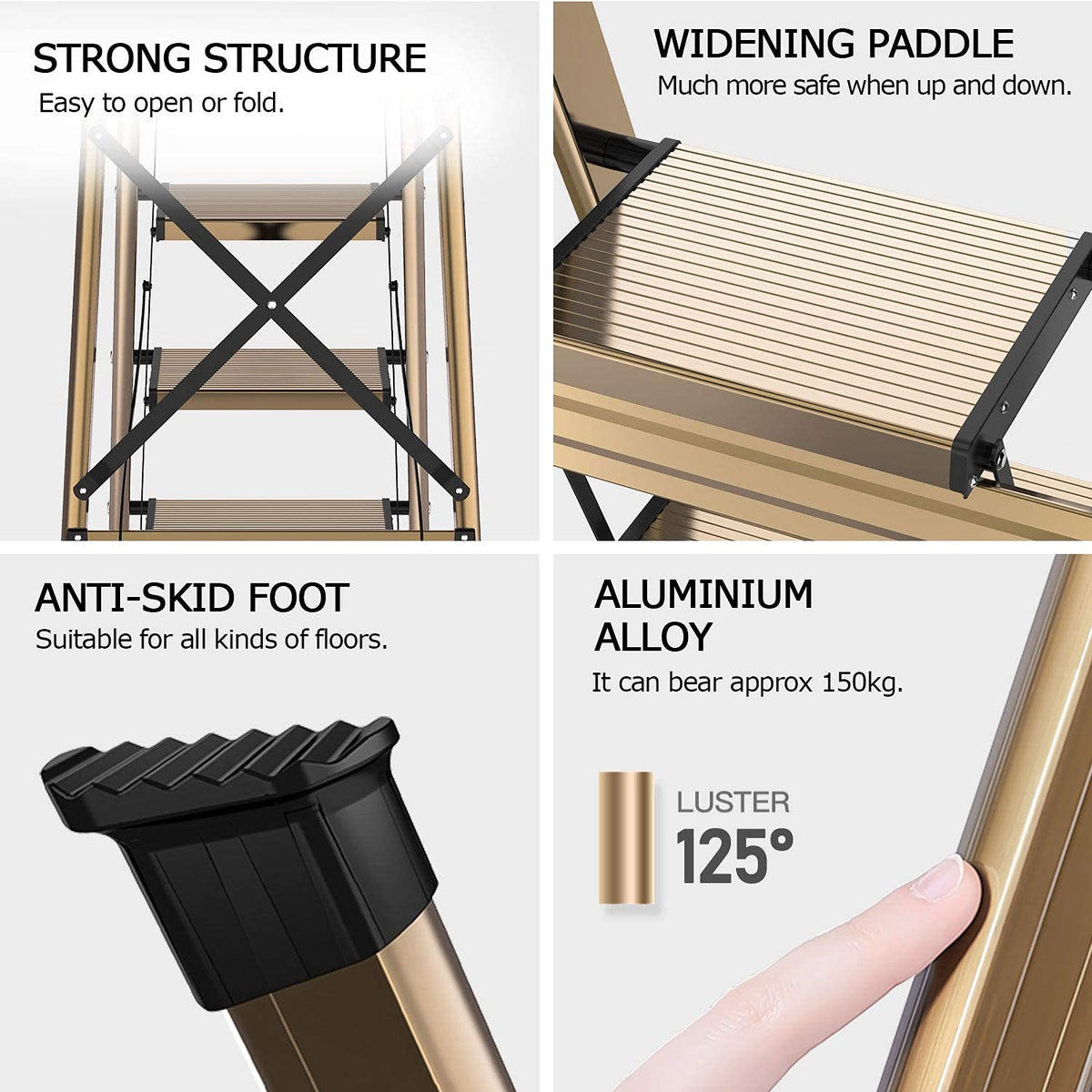 4 Step Folding Step Stool T719