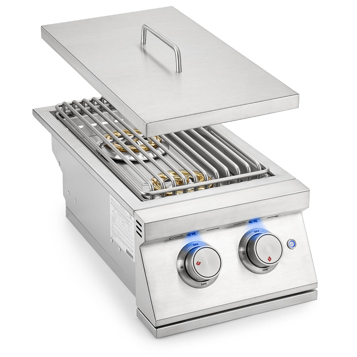 24,000BTU Liquid Propane Double Side Burner I386778