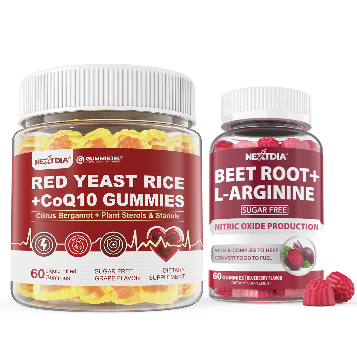 Red Yeast Rice Gummies 2400MG with CoQ10 F8436