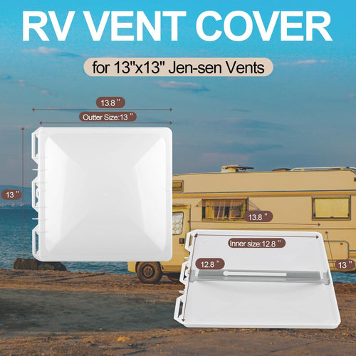 13" x 13" RV Vent Cover/Lid Metal Base J9191
