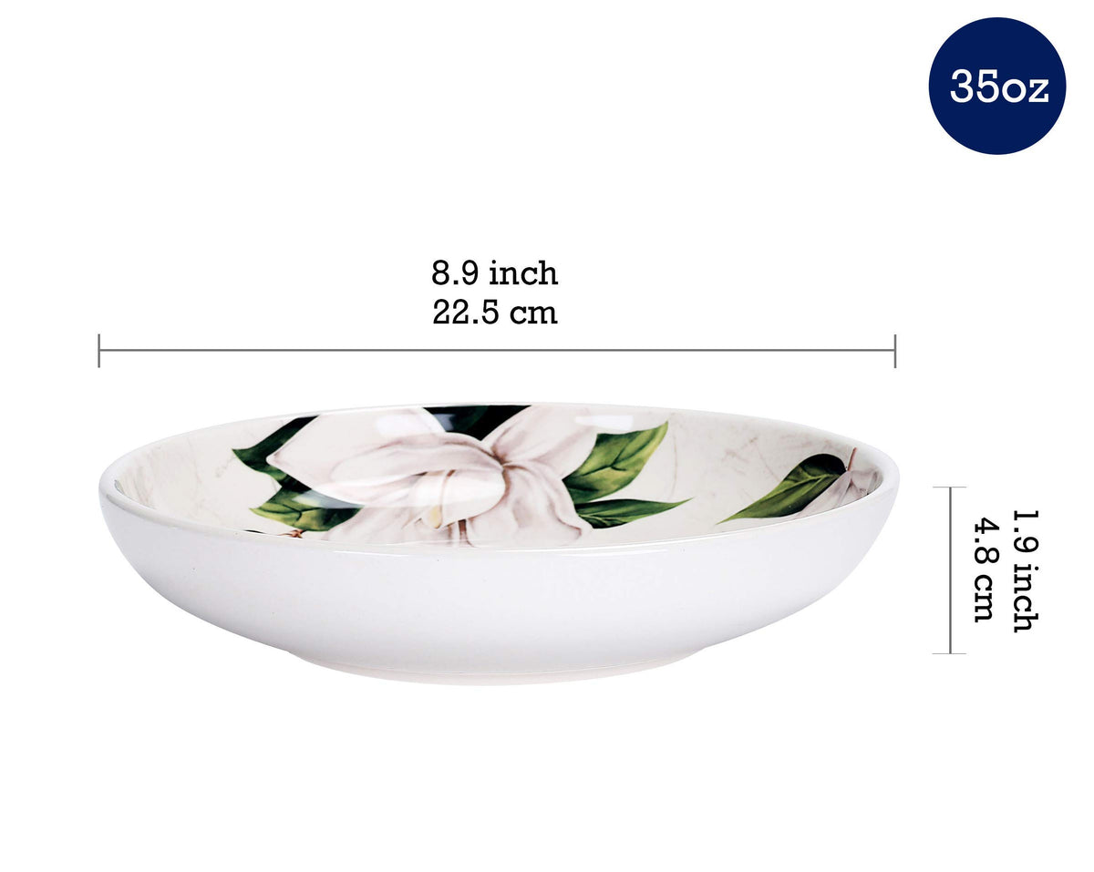 Magnolia Floral Ceramic 16 pcs Dinnerware Set H978