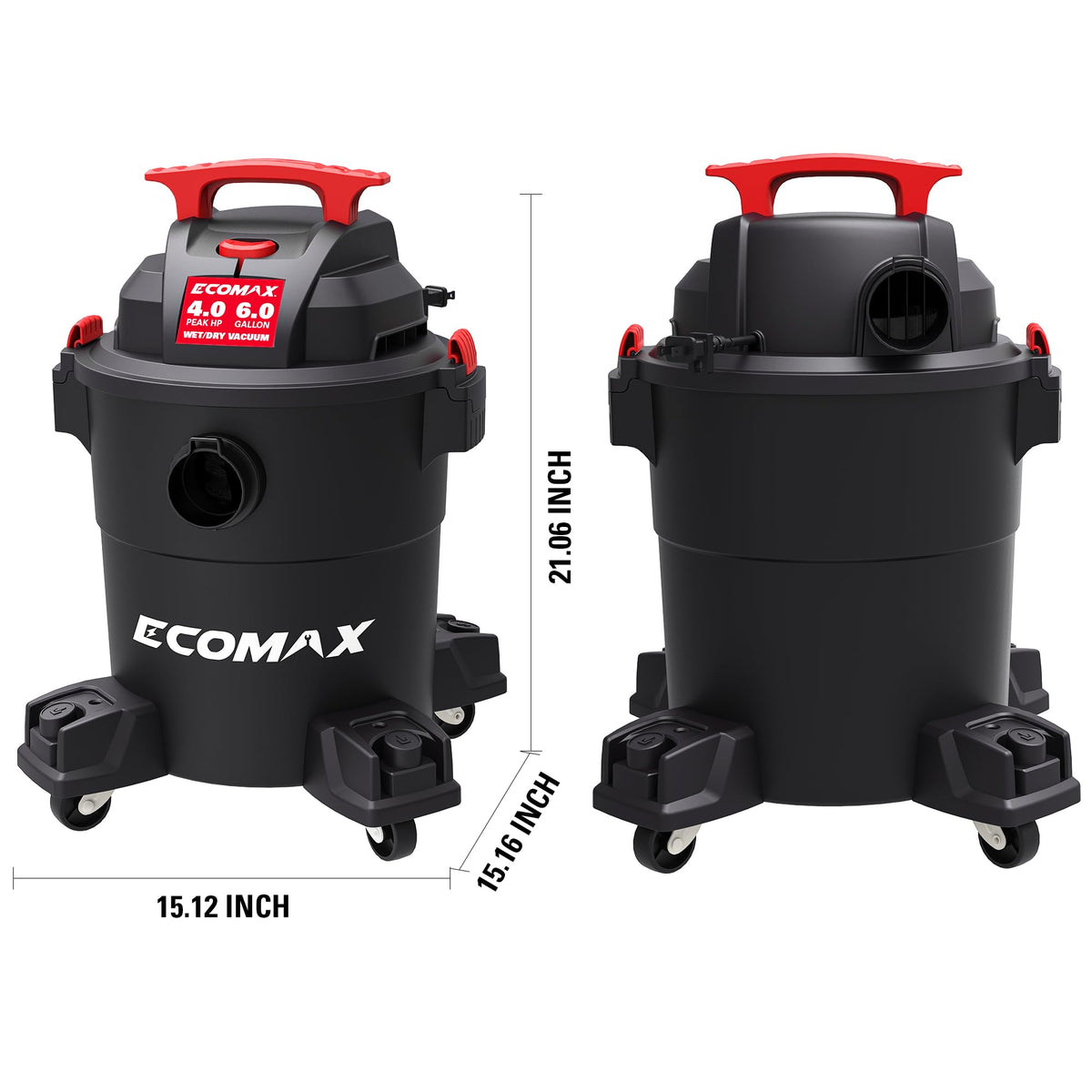 6 Gallon 4 HP Wet Dry Shop Vac Q42746