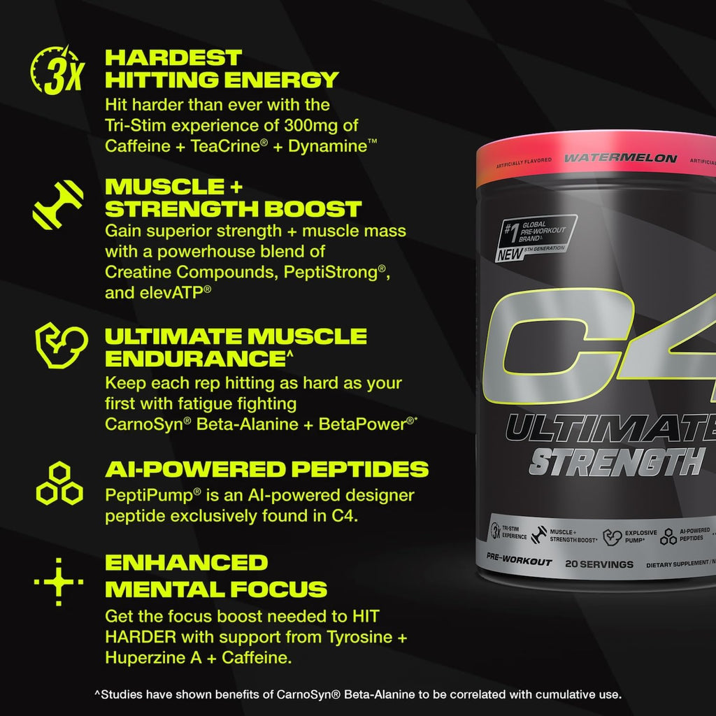 Watermelon Pre Workout Powder 20 Servings D27626