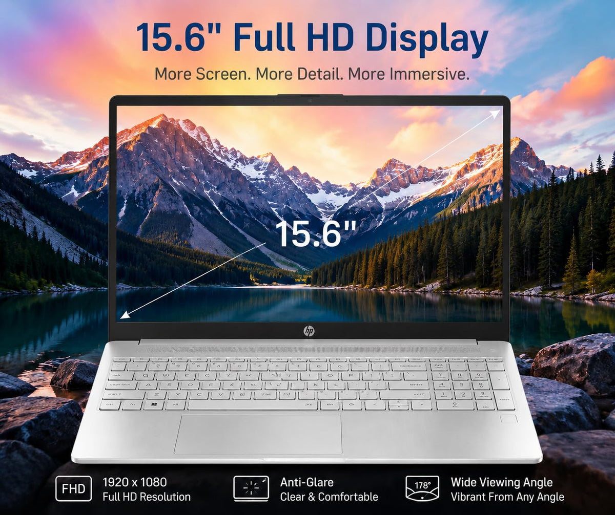 15.6" FHD Laptop, Intel Core i3, 8GB RAM, 256GB SSD C76851