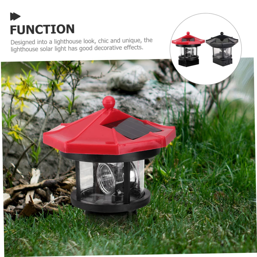 Solar Powered Rotating Lighthouse Garden Lights S288