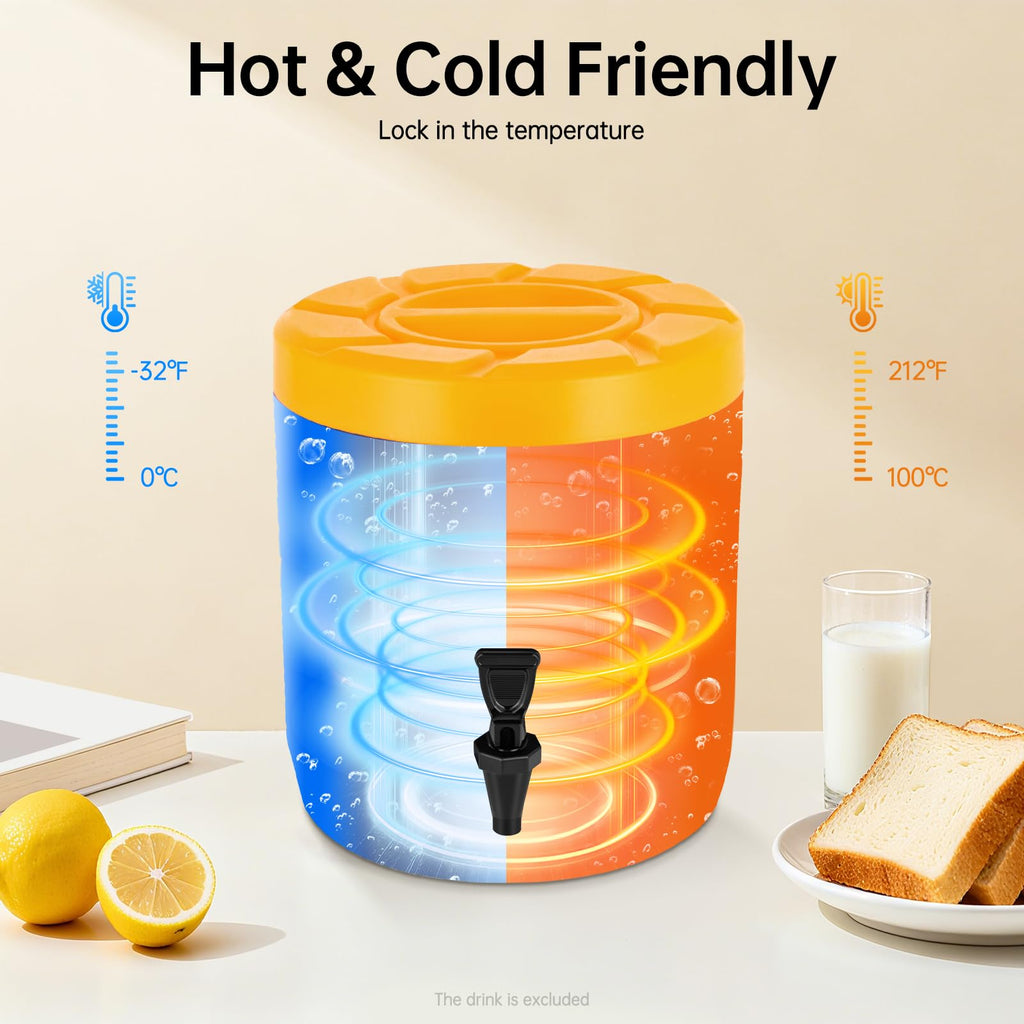 Insulated Beverage Dispenser 3.43 Gallon Blue G49424