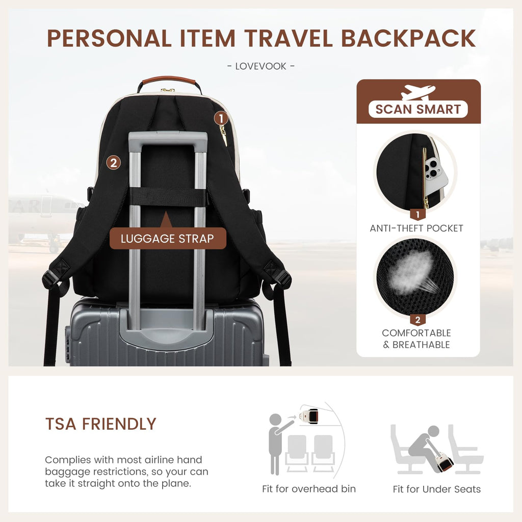 15.6 Inch Laptop Backpack with Pouch Pocket V191