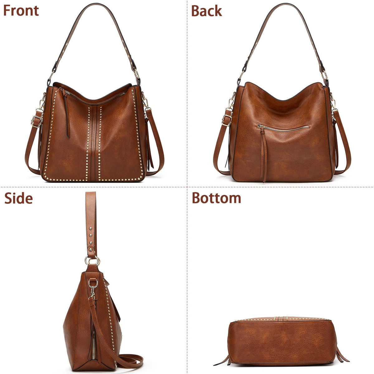 Studded Purse and Wallet Set L707202