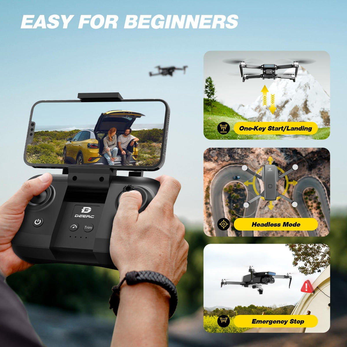 Camera Drone with 2 Batteries C79140
