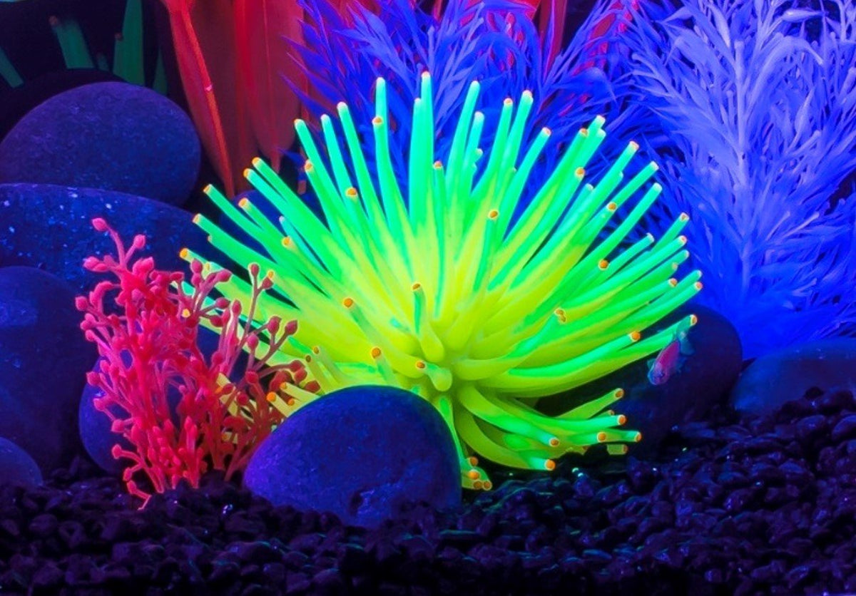 Yellow Anemone Aquarium Ornament A7799