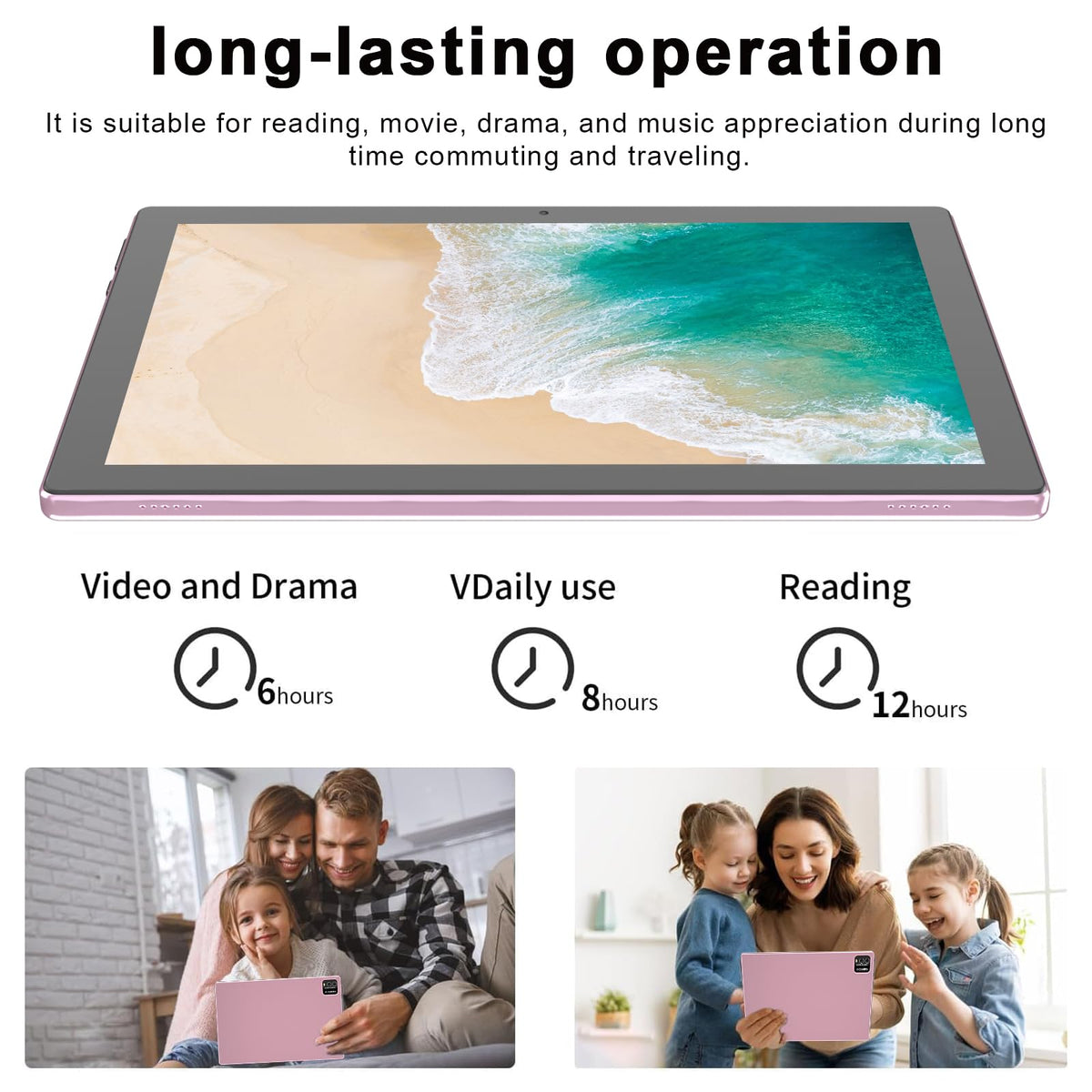 10-inch Android Tablet with Case and Stylus Y976275