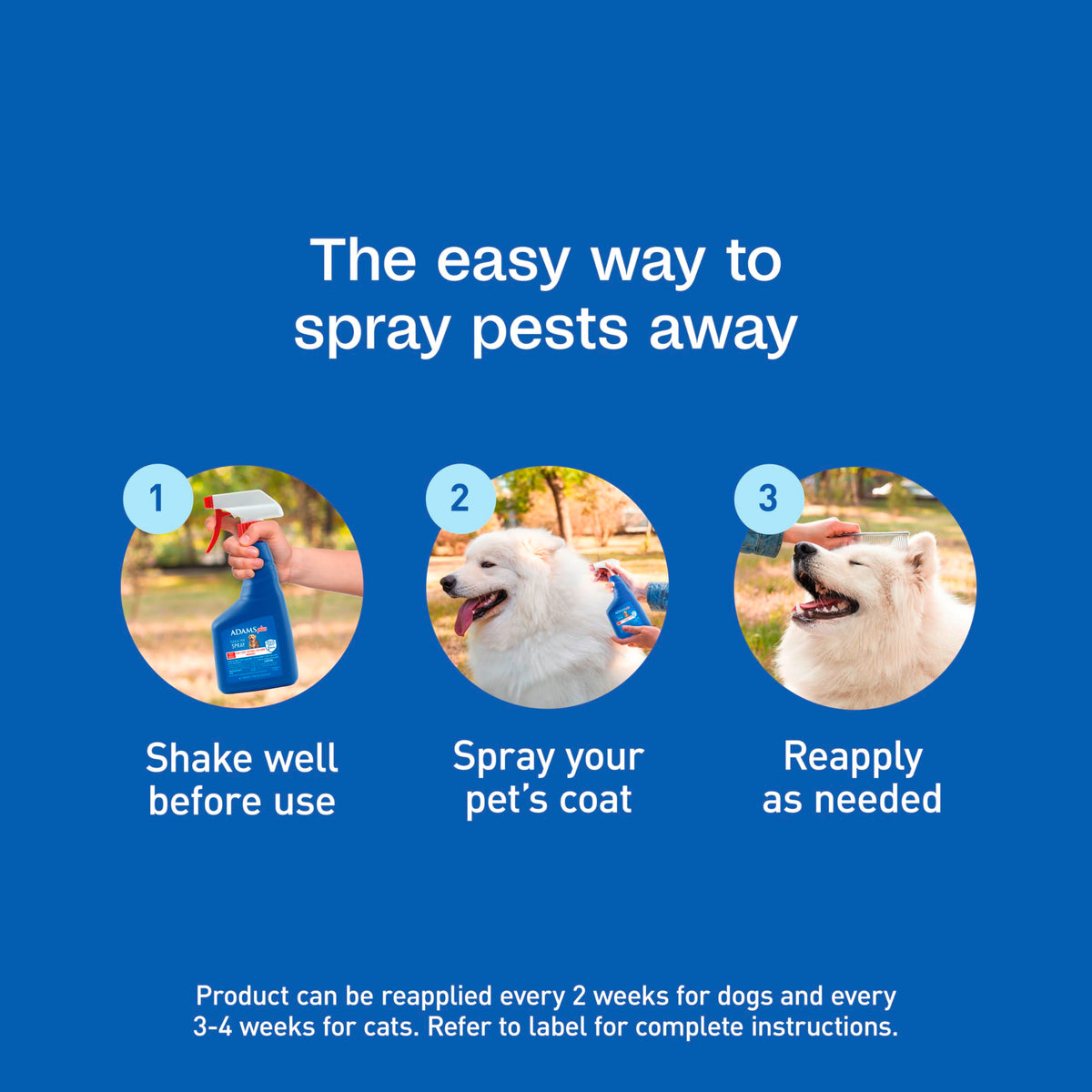 Flea and Tick Spray for Dogs & Cats 16 Fl Oz F3641