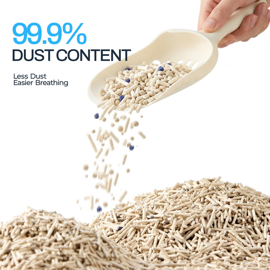 Unscented Tofu Blend Clumping Cat Litter with Bentonite 15.8LB S803