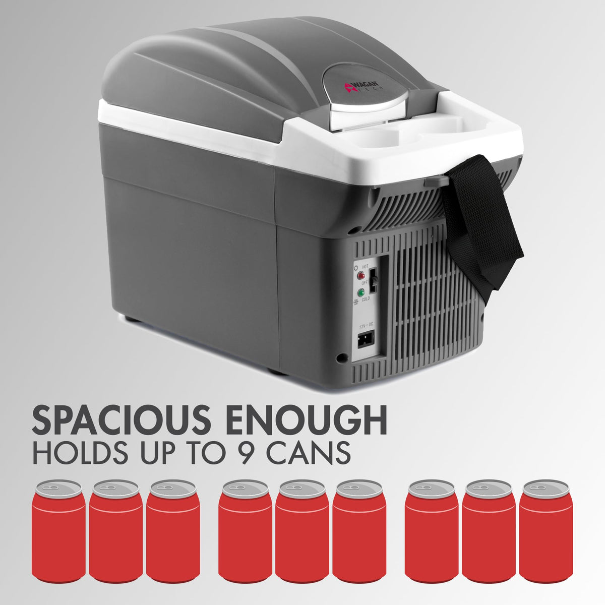 12V 6 Quart Portable Electric Cooler Warmer N843274