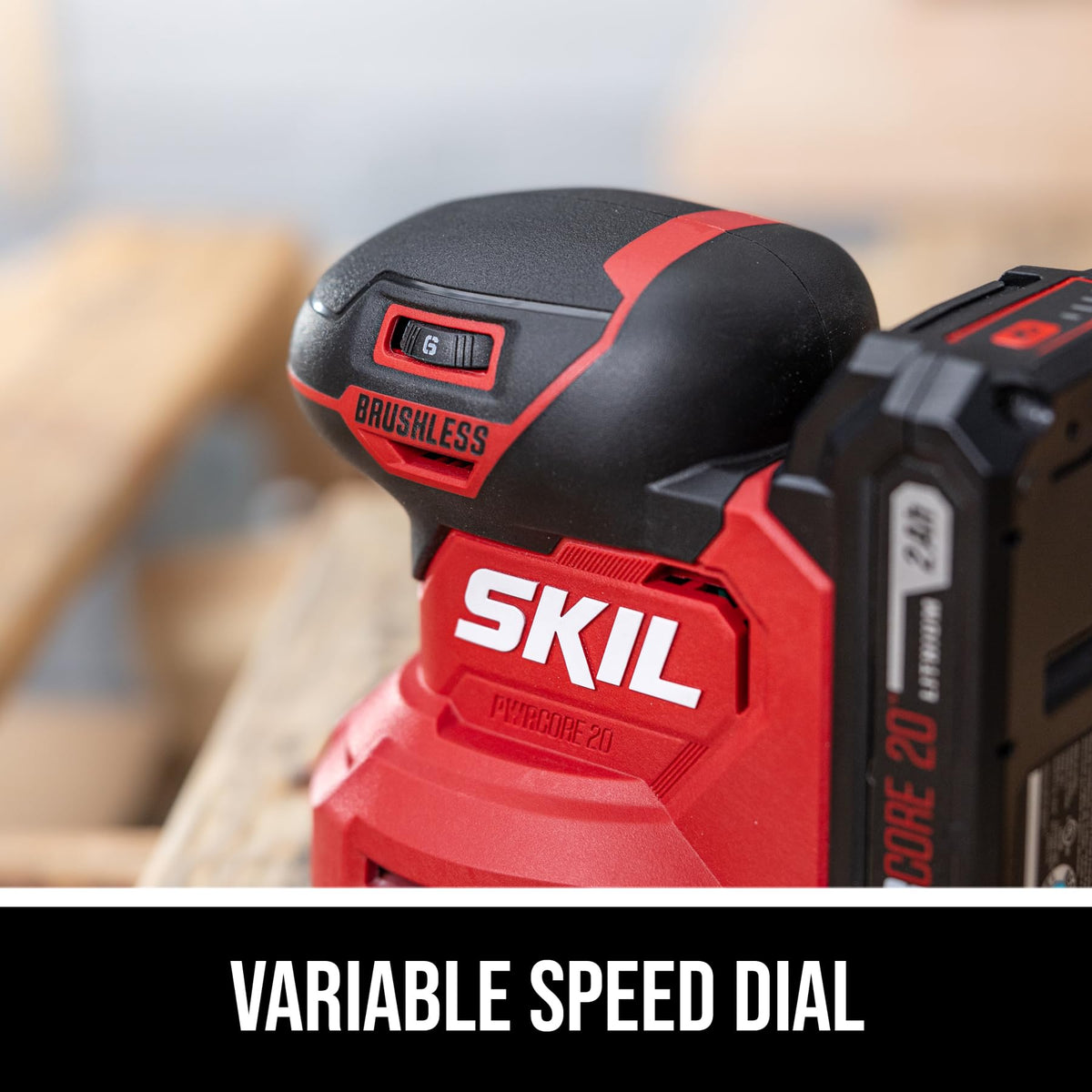 20V Brushless Random Orbital Sander Kit with 2.0Ah Battery and Charger K890563