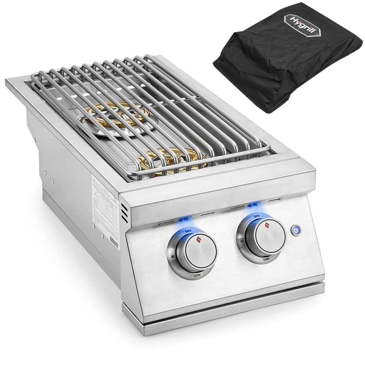 24,000BTU Liquid Propane Double Side Burner I386778