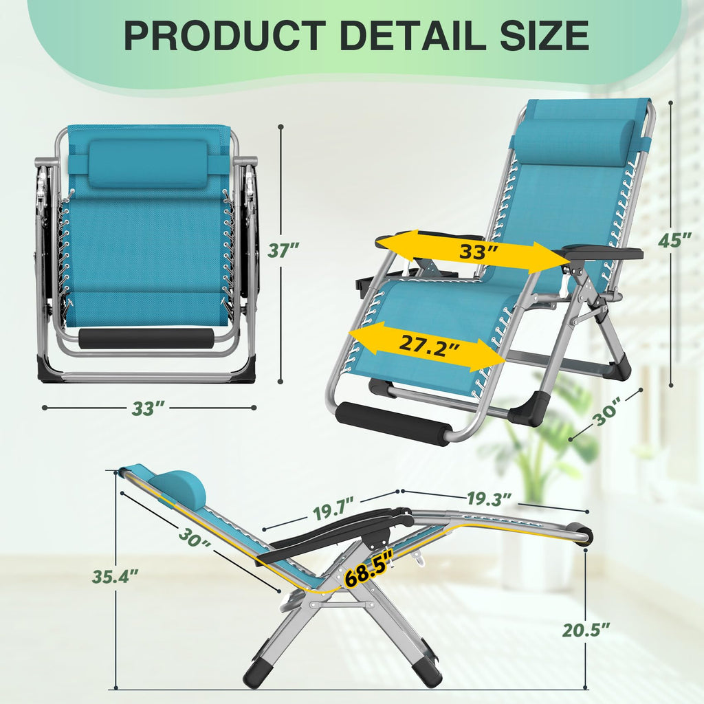 Oversized Zero Gravity Chair U9311
