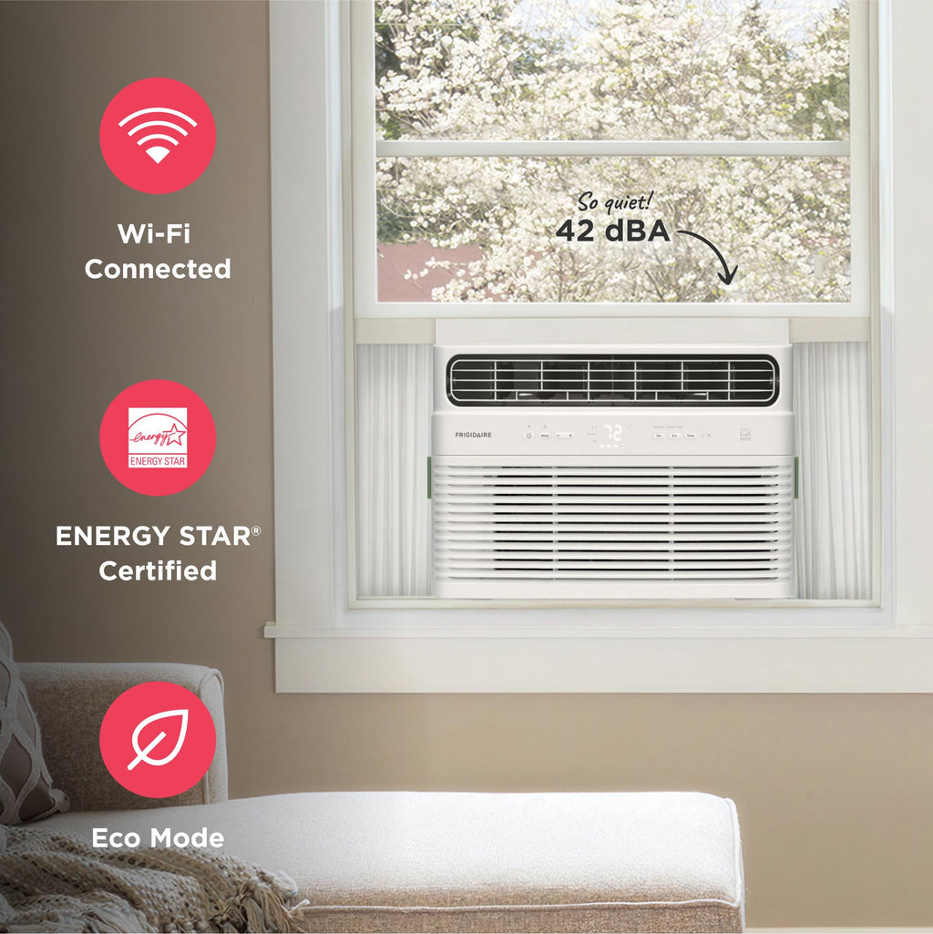 10,000 BTU White Smart Inverter Window Air Conditioner U1490