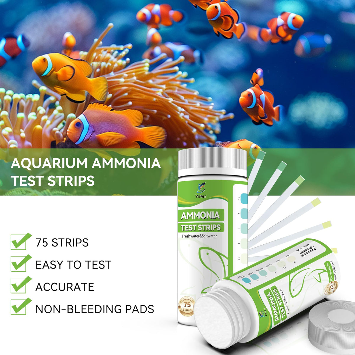 Ammonia Test Strips V65943