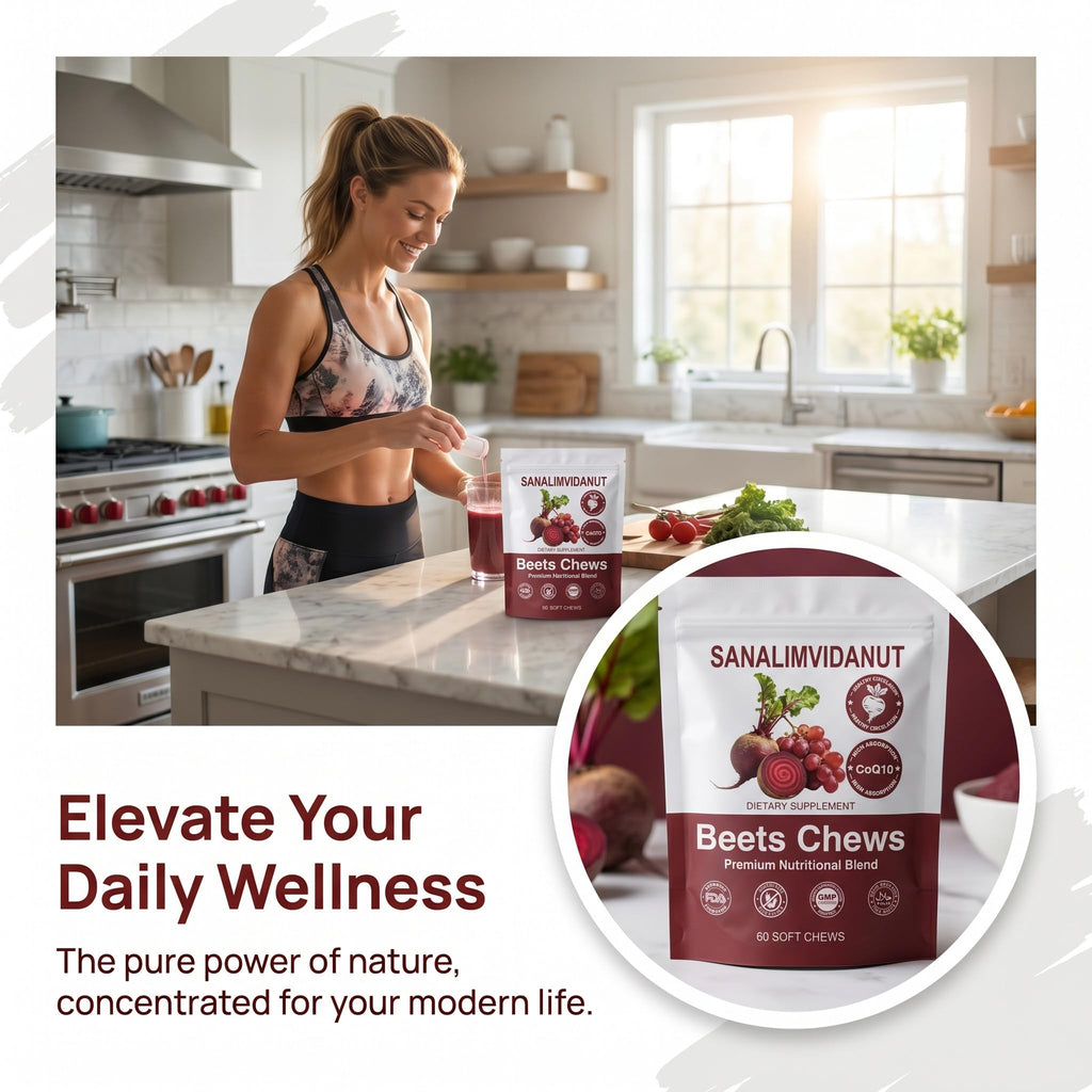Beets Chews Dietary Supplement, 60 Count K918