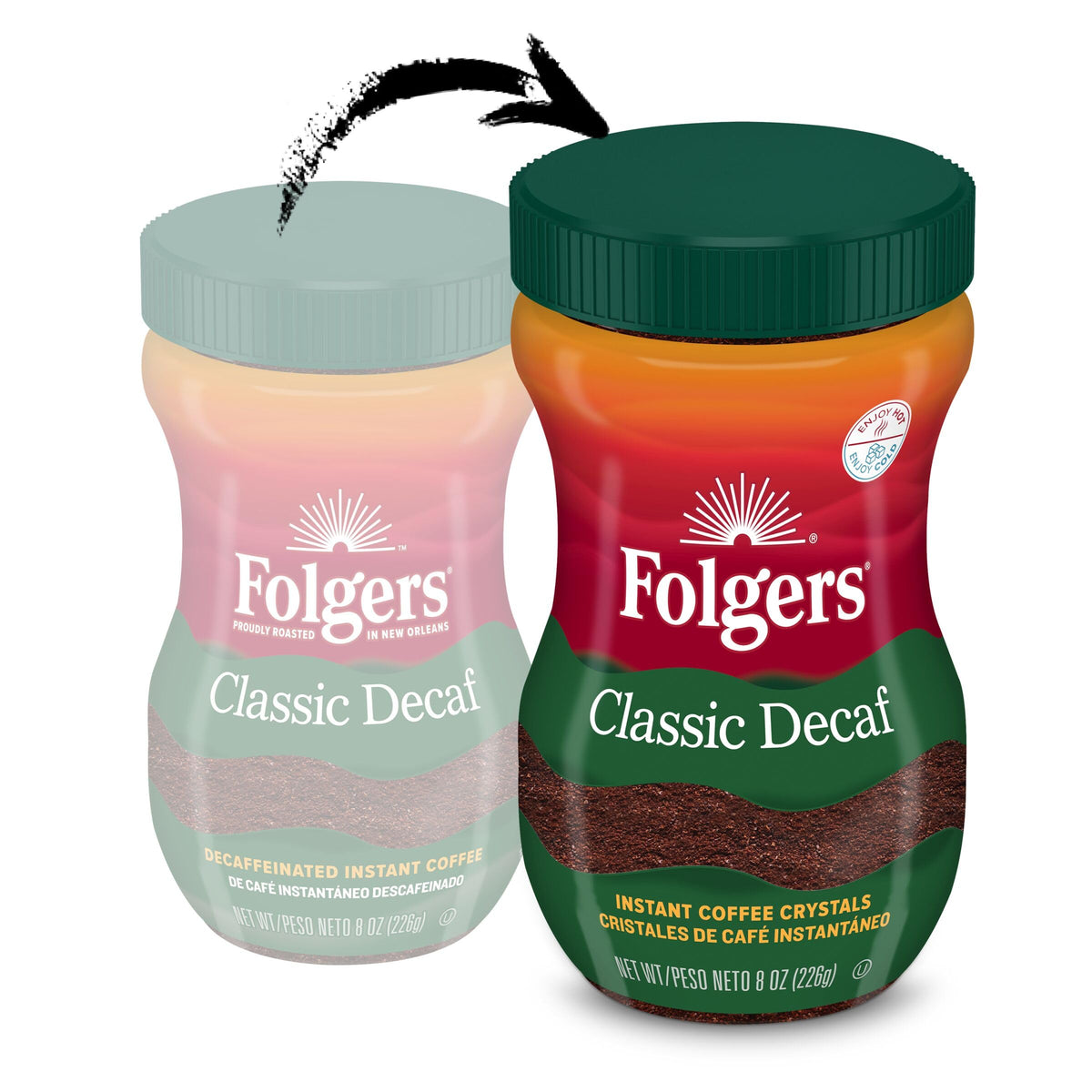 Classic Decaf Instant Coffee 8 Oz J384410