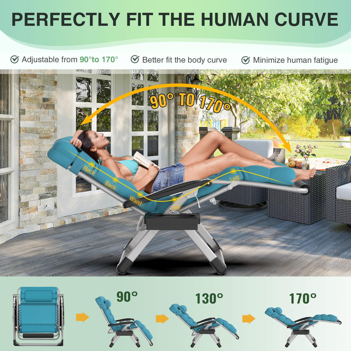 Oversized Zero Gravity Chair U9311