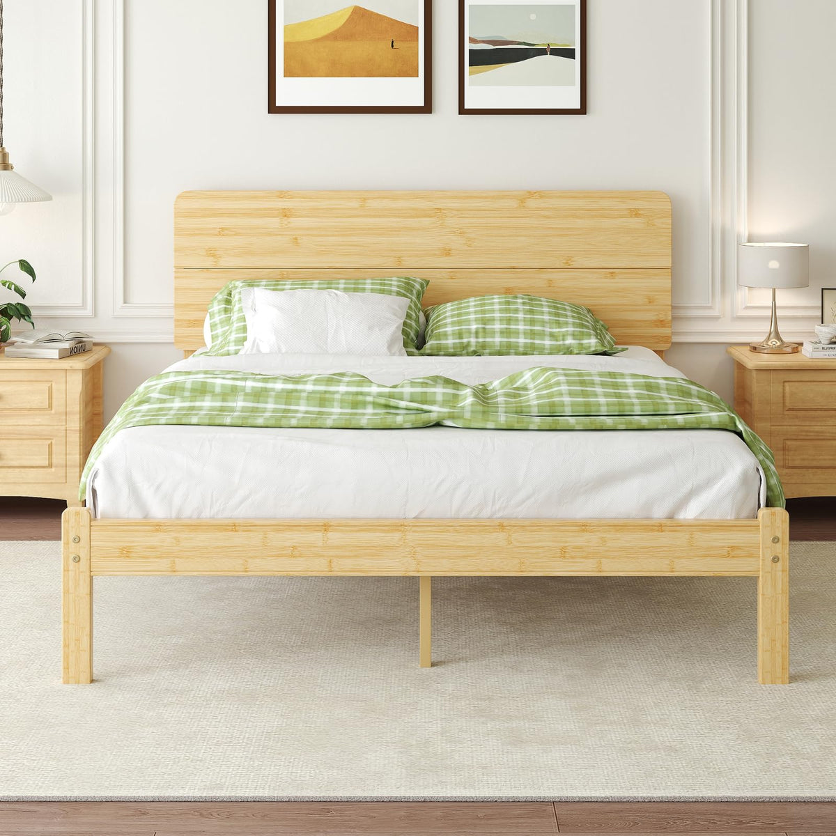 14 inch Bamboo Full Bed Frame with Headboard R16990