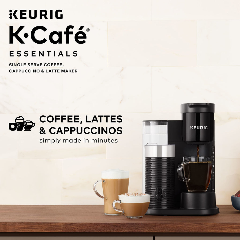 Single Serve Coffee, Latte and Cappuccino Maker, Black D92168
