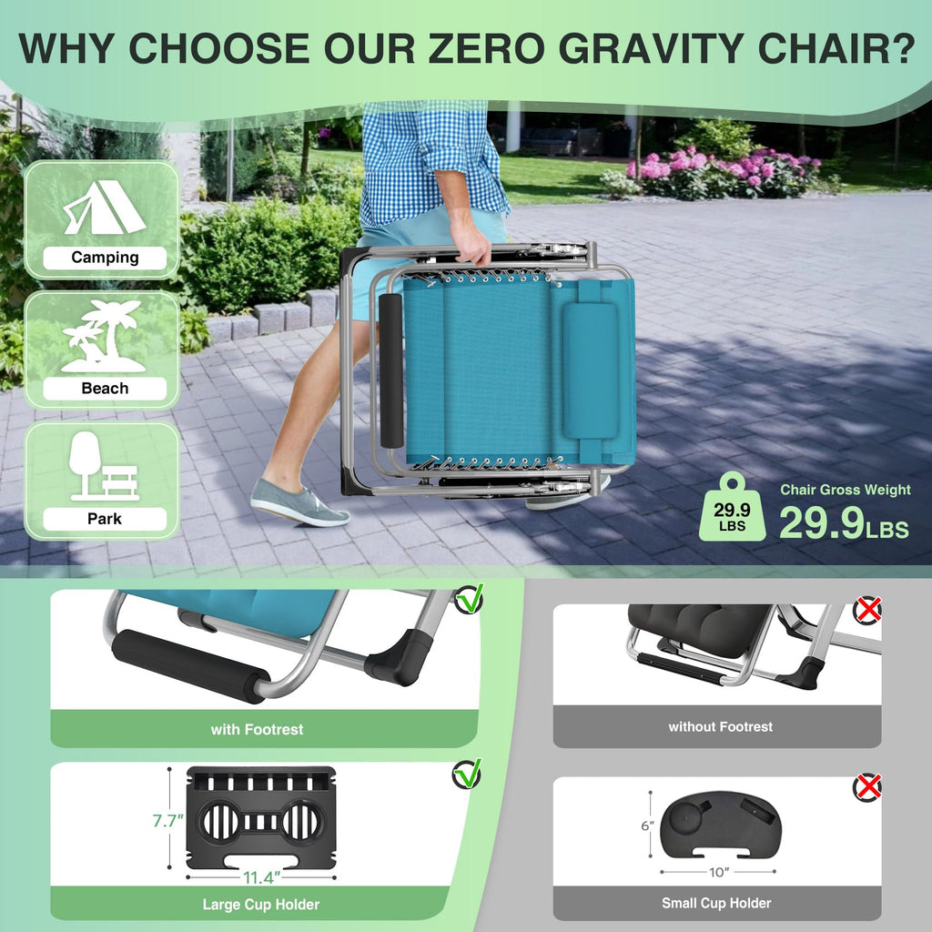 Oversized Zero Gravity Chair U9311