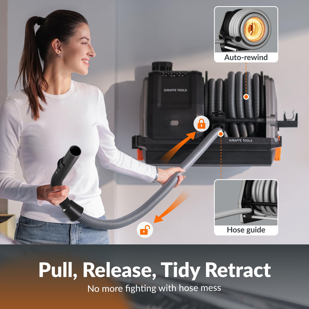 Garage Vacuum Cleaner with 30FT Hose A301