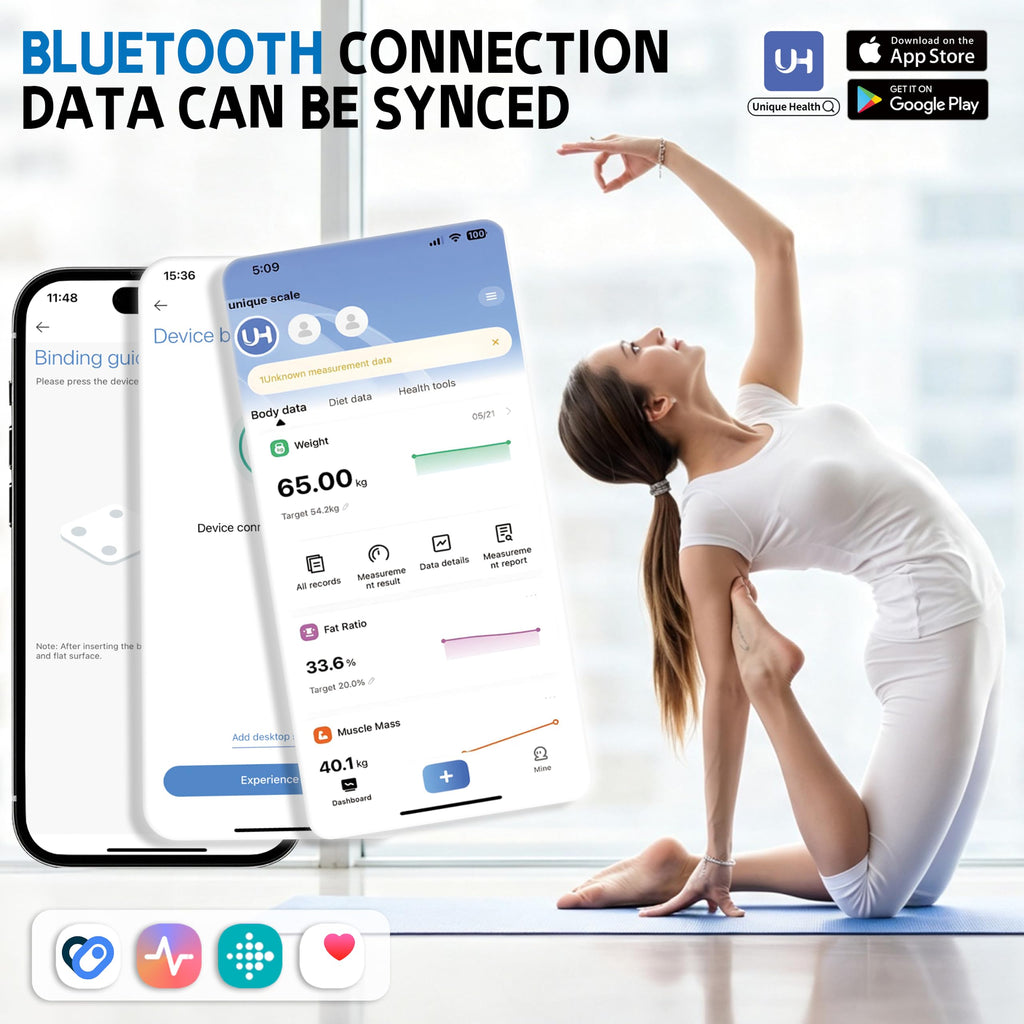 25 Body Composition Bluetooth Digital Weight Scale W2984