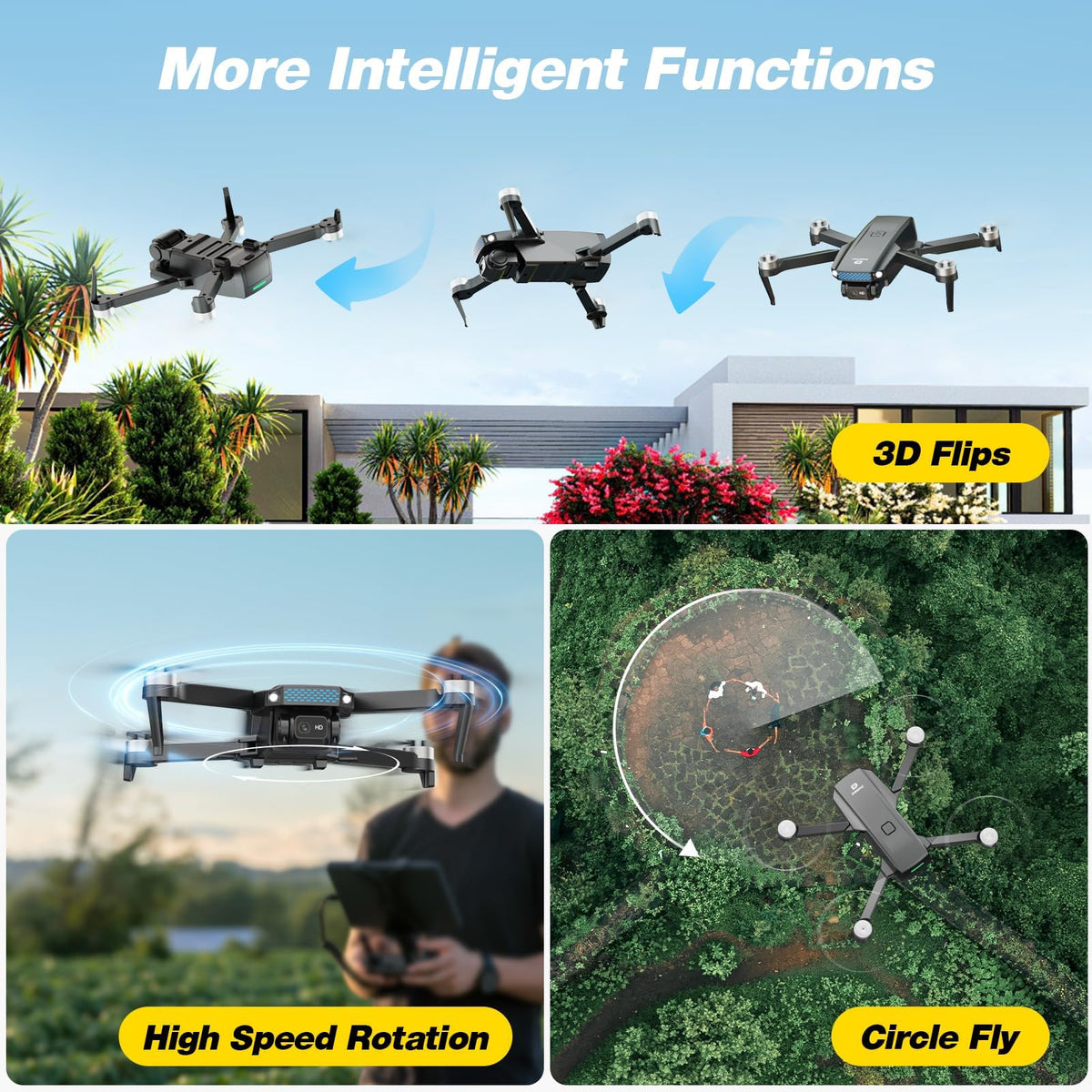 Camera Drone with 2 Batteries C79140