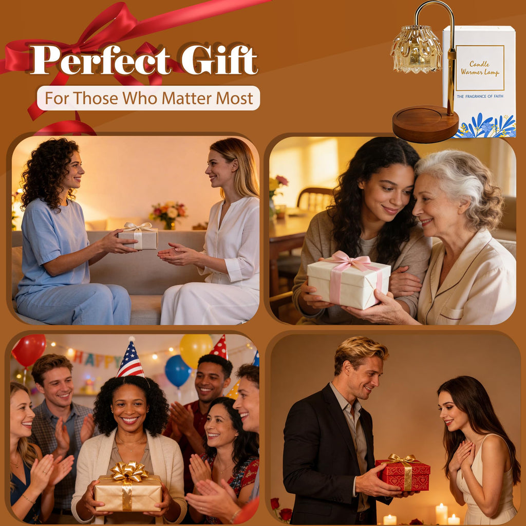 Candle Warmer Lamp with Timer Dimmable Adjustable Height X921114