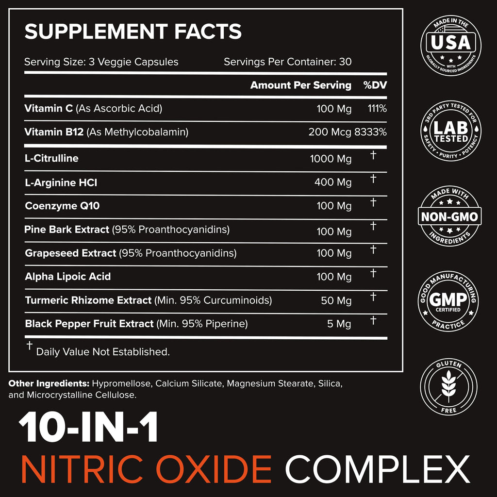 Nitric Oxide Supplement G4890