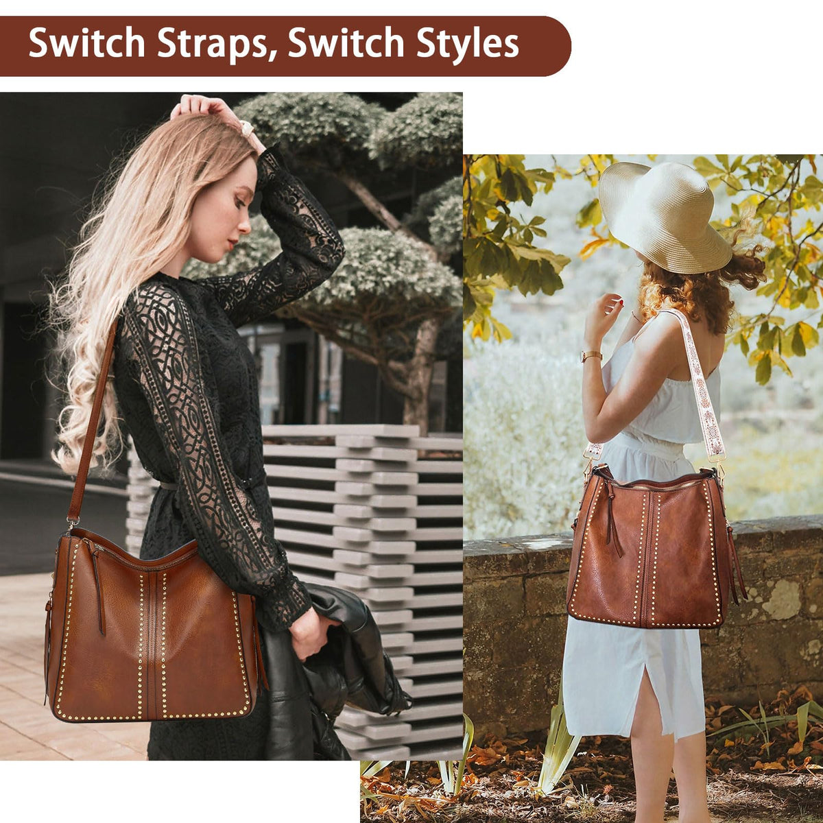 Studded Purse and Wallet Set L707202