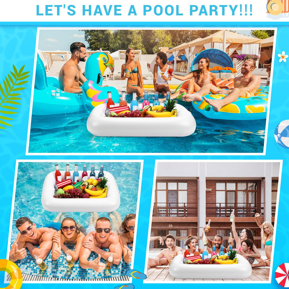 Inflatable Floating Serving Bar with Pump P239