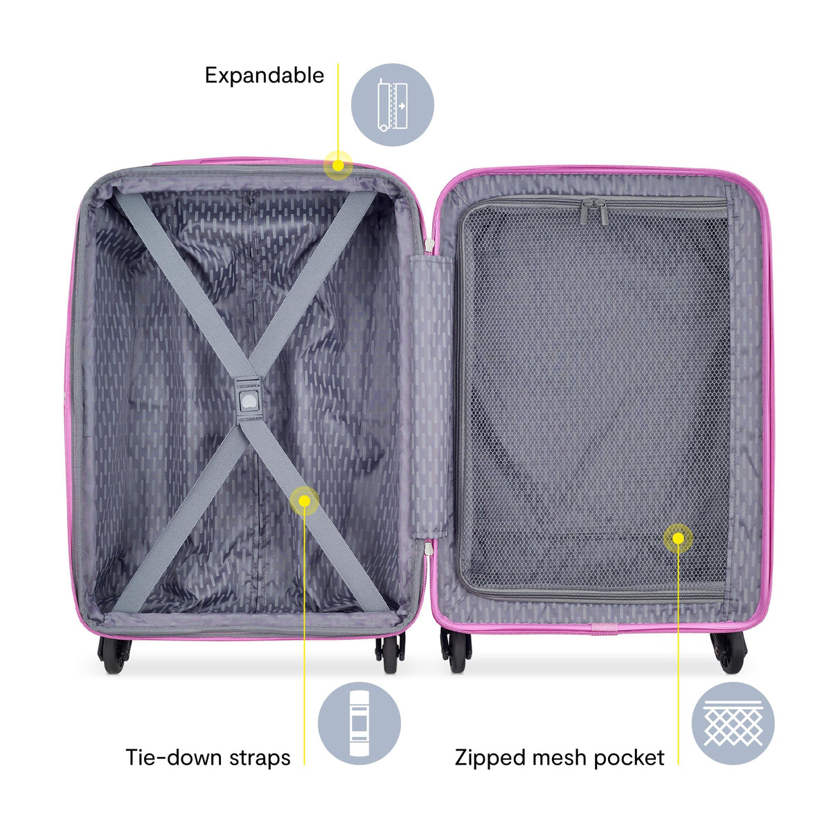 Hardside Expandable Luggage with 360 Spinner Wheels K82307