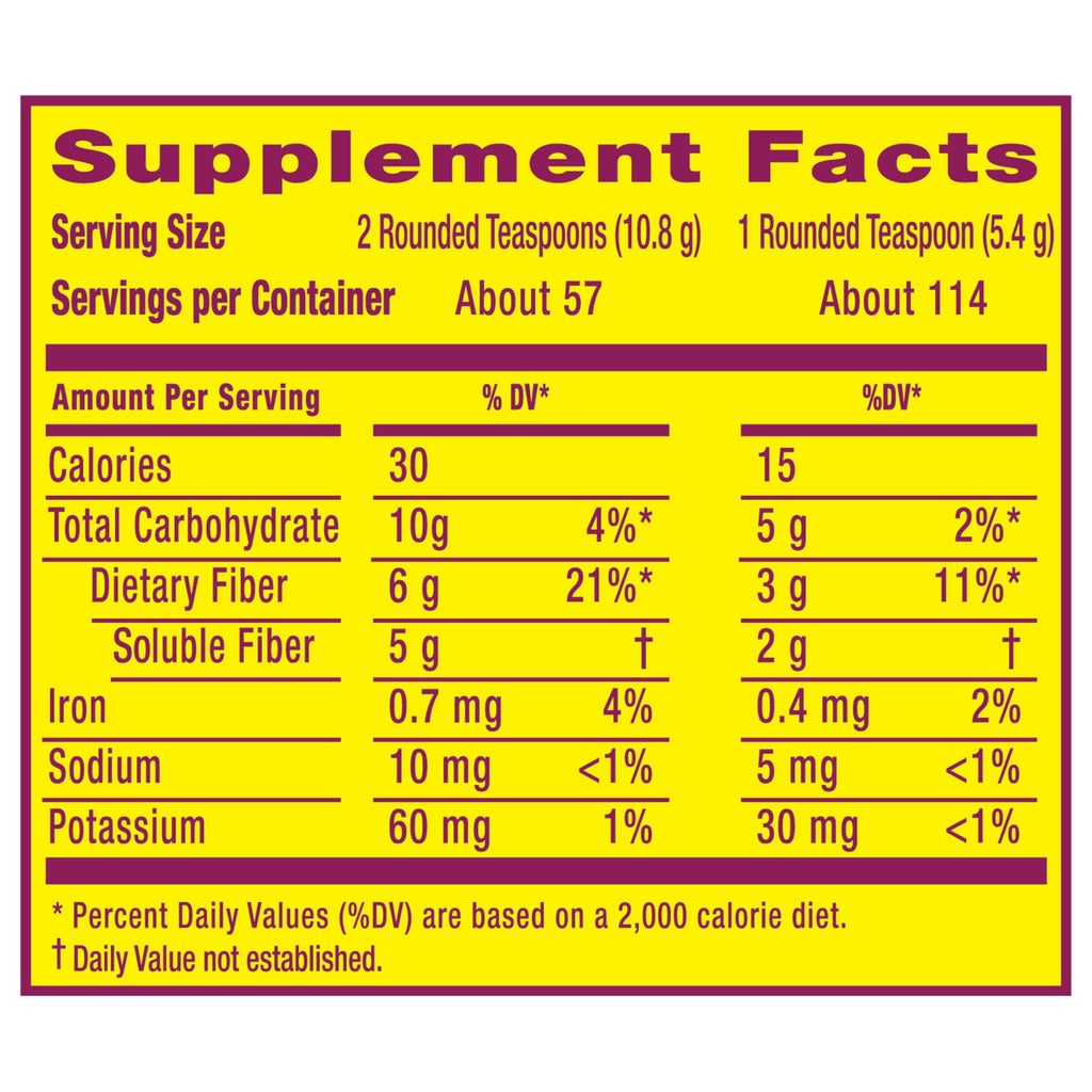 Sugar-Free Psyllium Husk Fiber Powder A9505