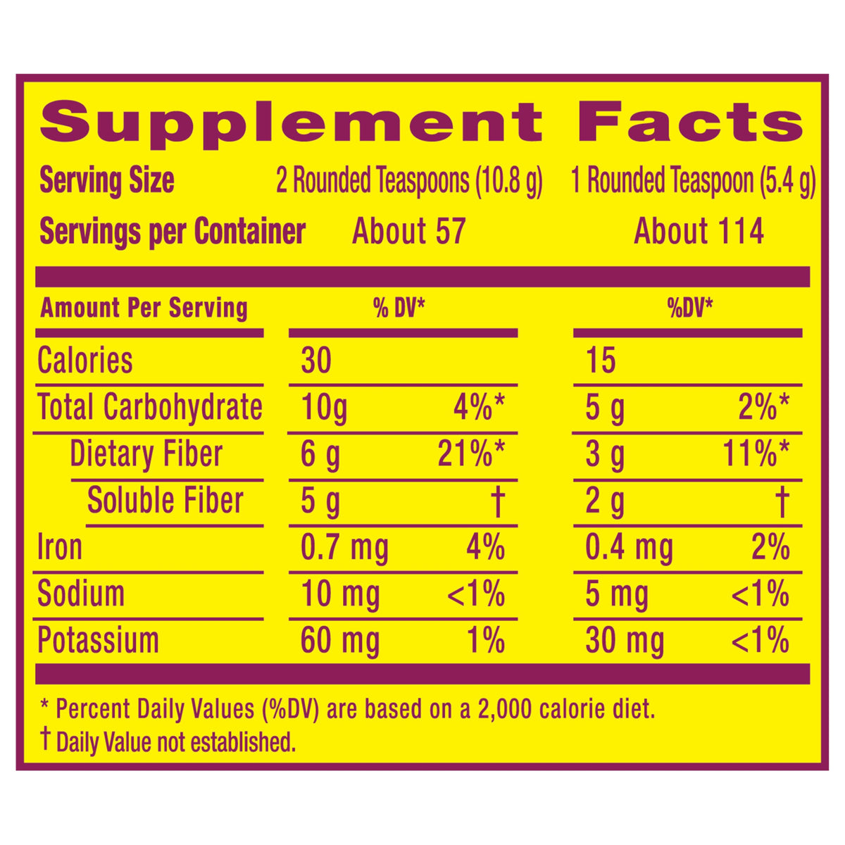 Sugar-Free Psyllium Husk Fiber Powder A9505