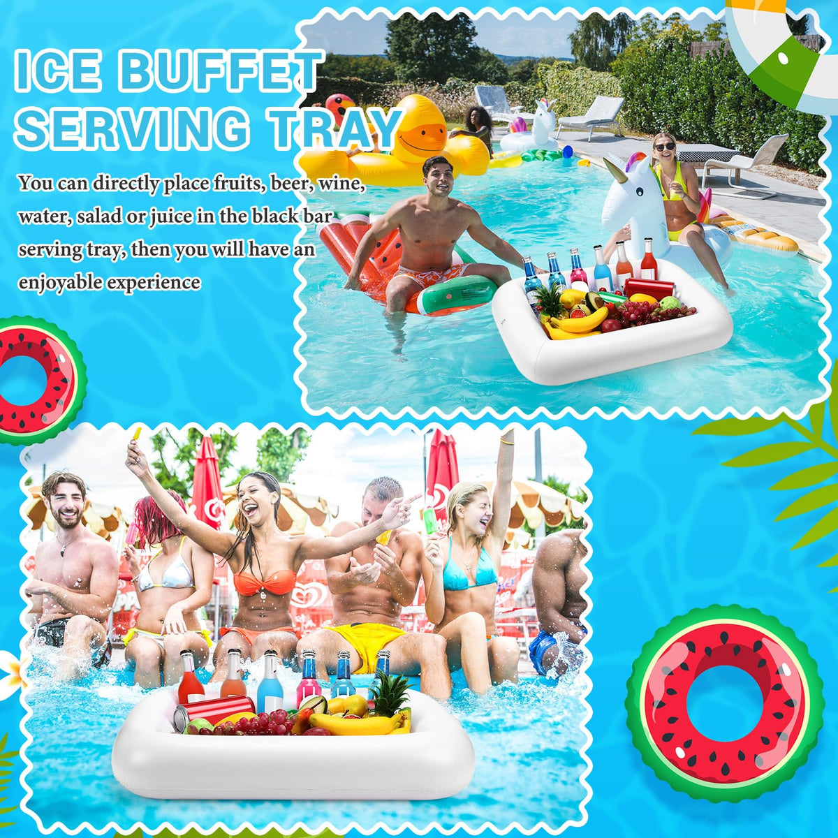 Inflatable Floating Serving Bar with Pump P239