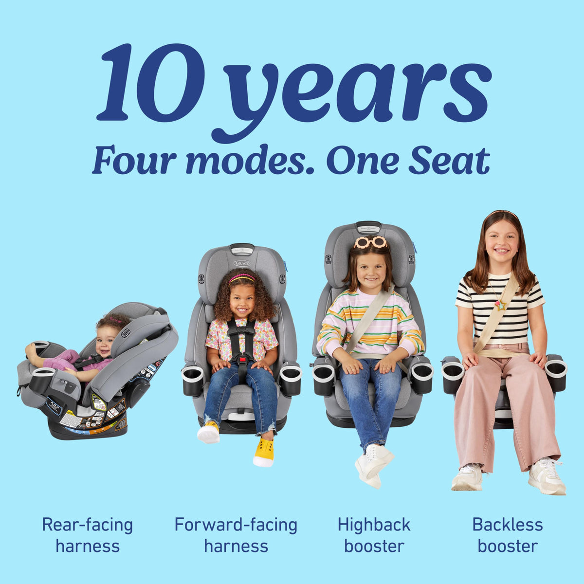 4-in-1 Convertible Car Seat I278107