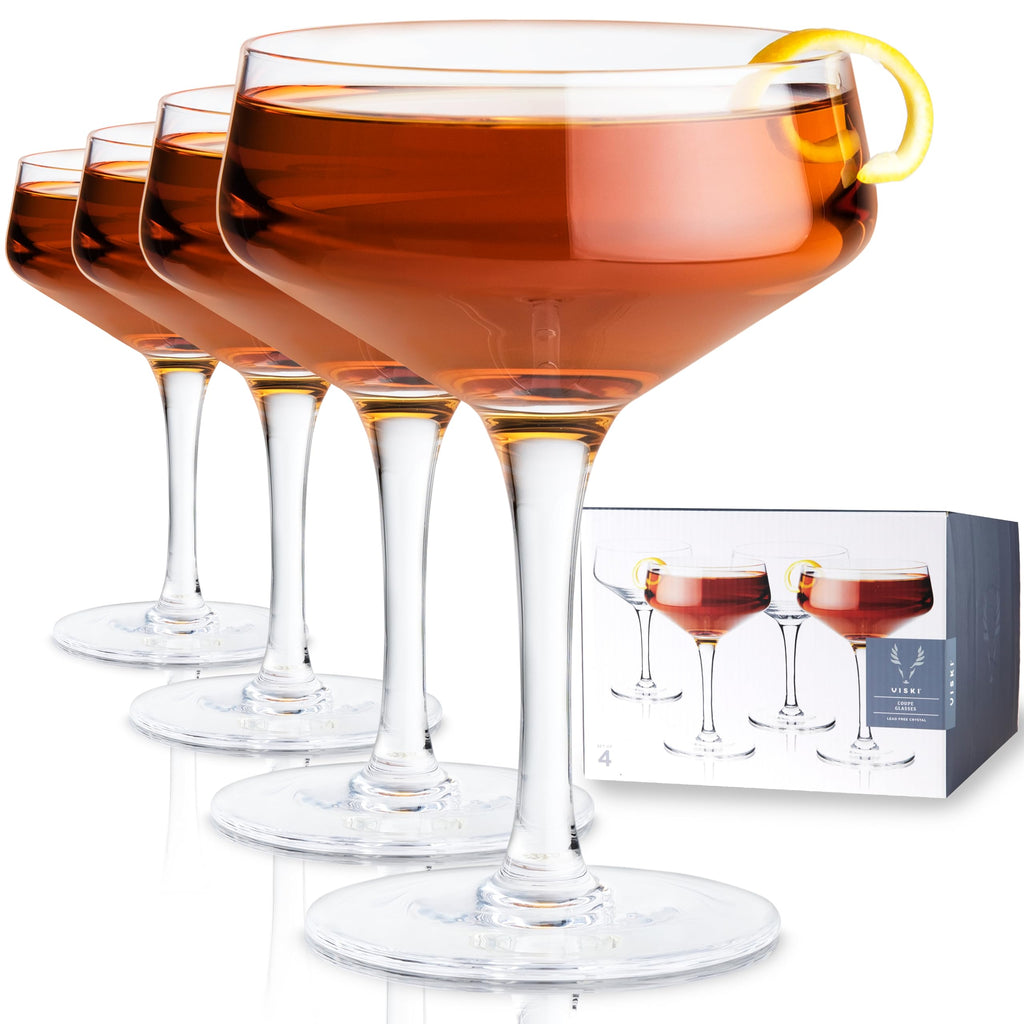 Crystal Coupe Cocktail Glasses Set of 4 P23001