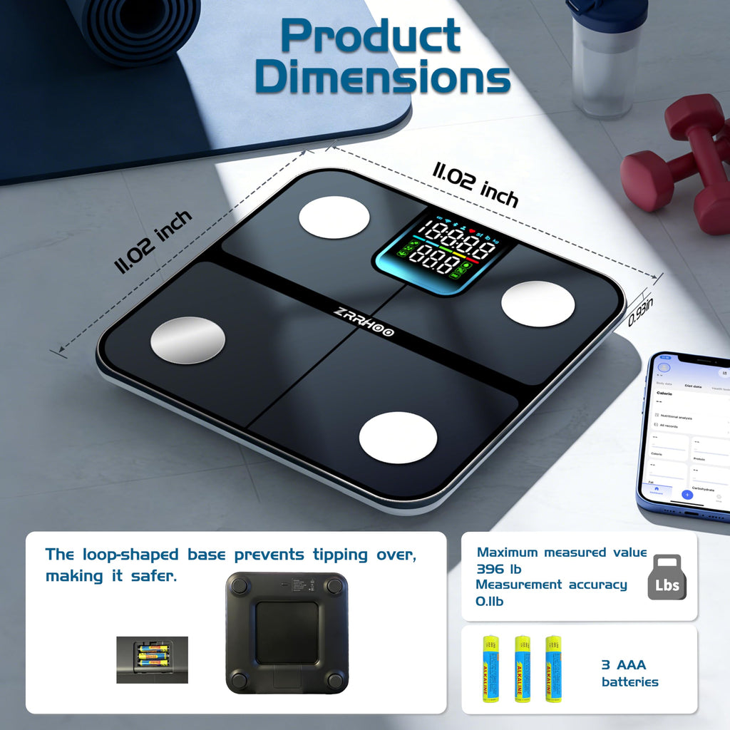 25 Body Composition Bluetooth Digital Weight Scale W2984
