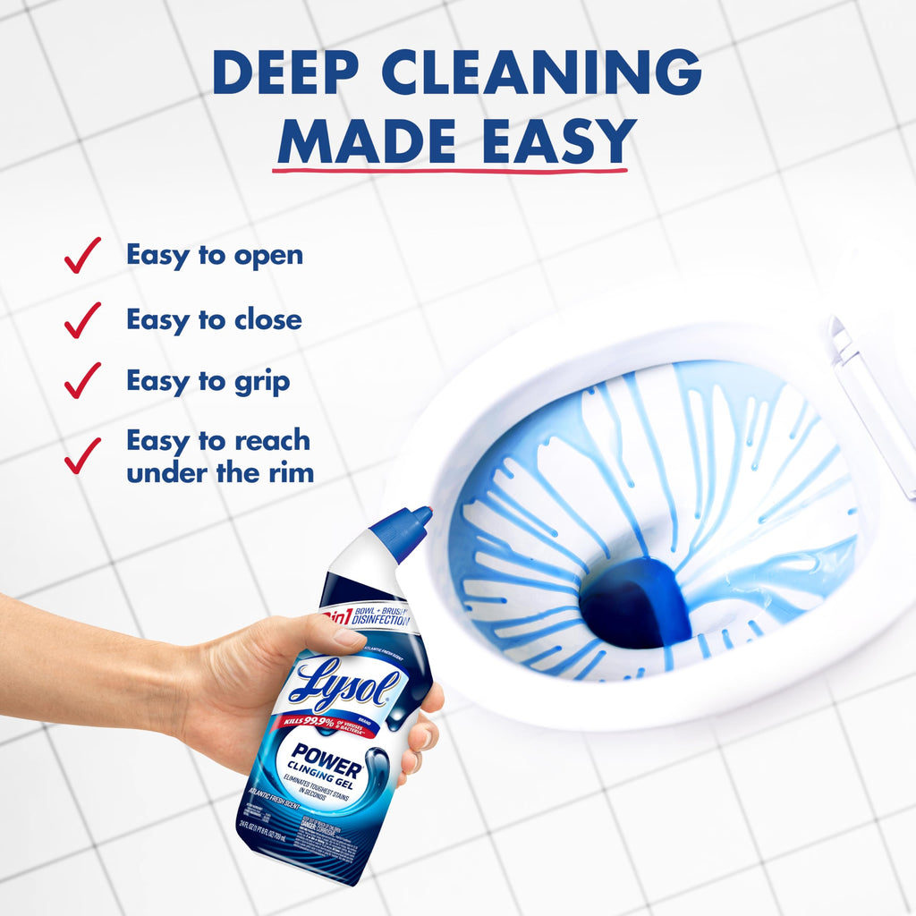 Toilet Bowl Cleaner Clinging Gel 24 oz 2 Pack O264