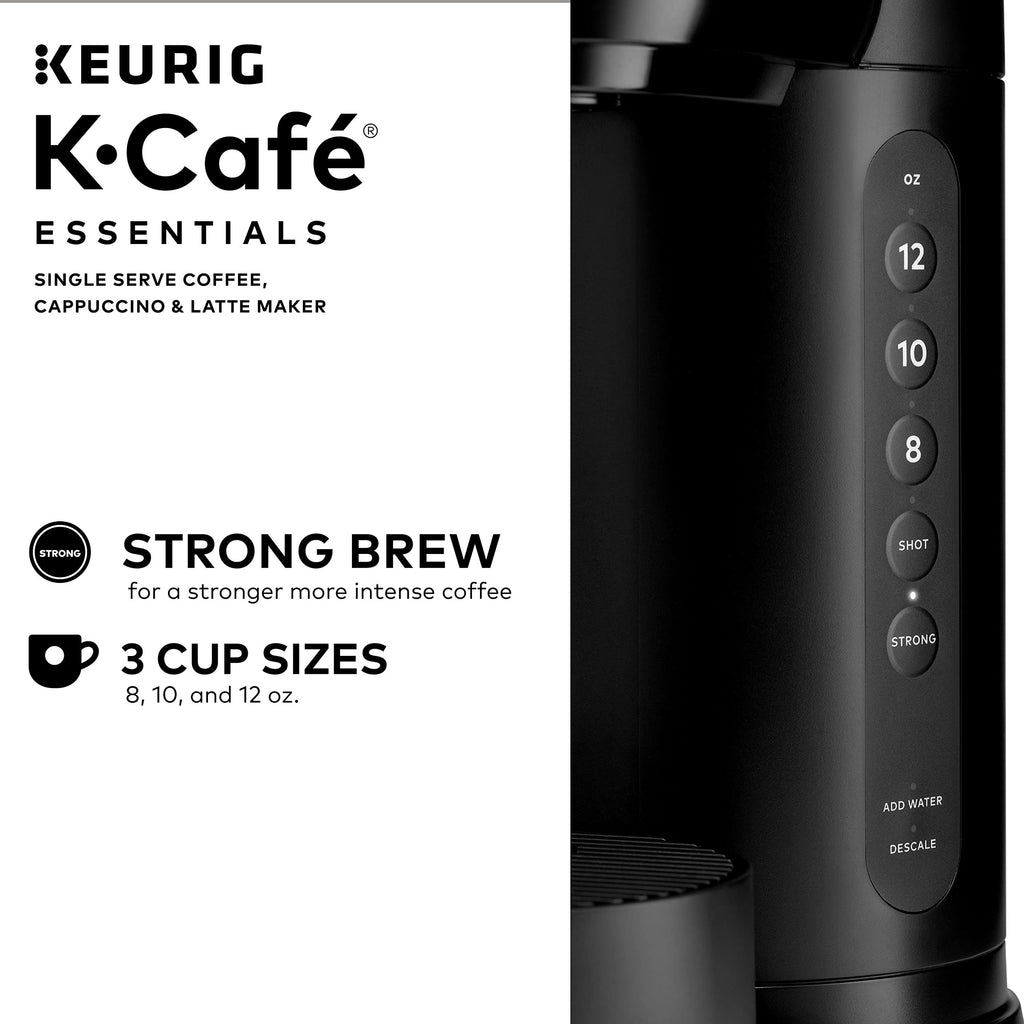 Single Serve Coffee, Latte and Cappuccino Maker, Black D92168