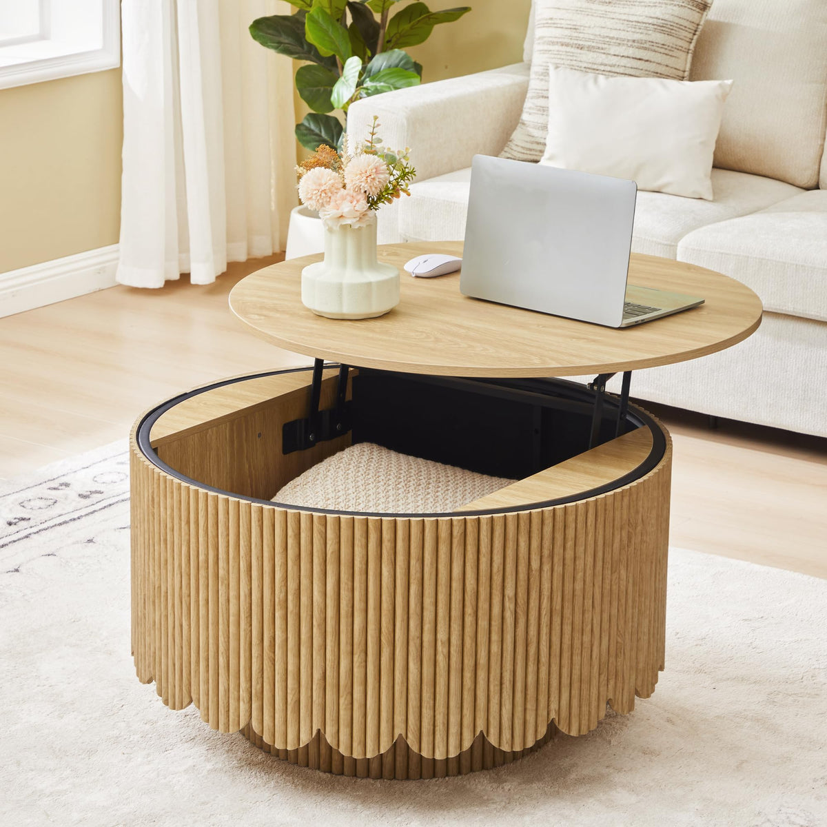 Lift Top Coffee Table with Storage W6974