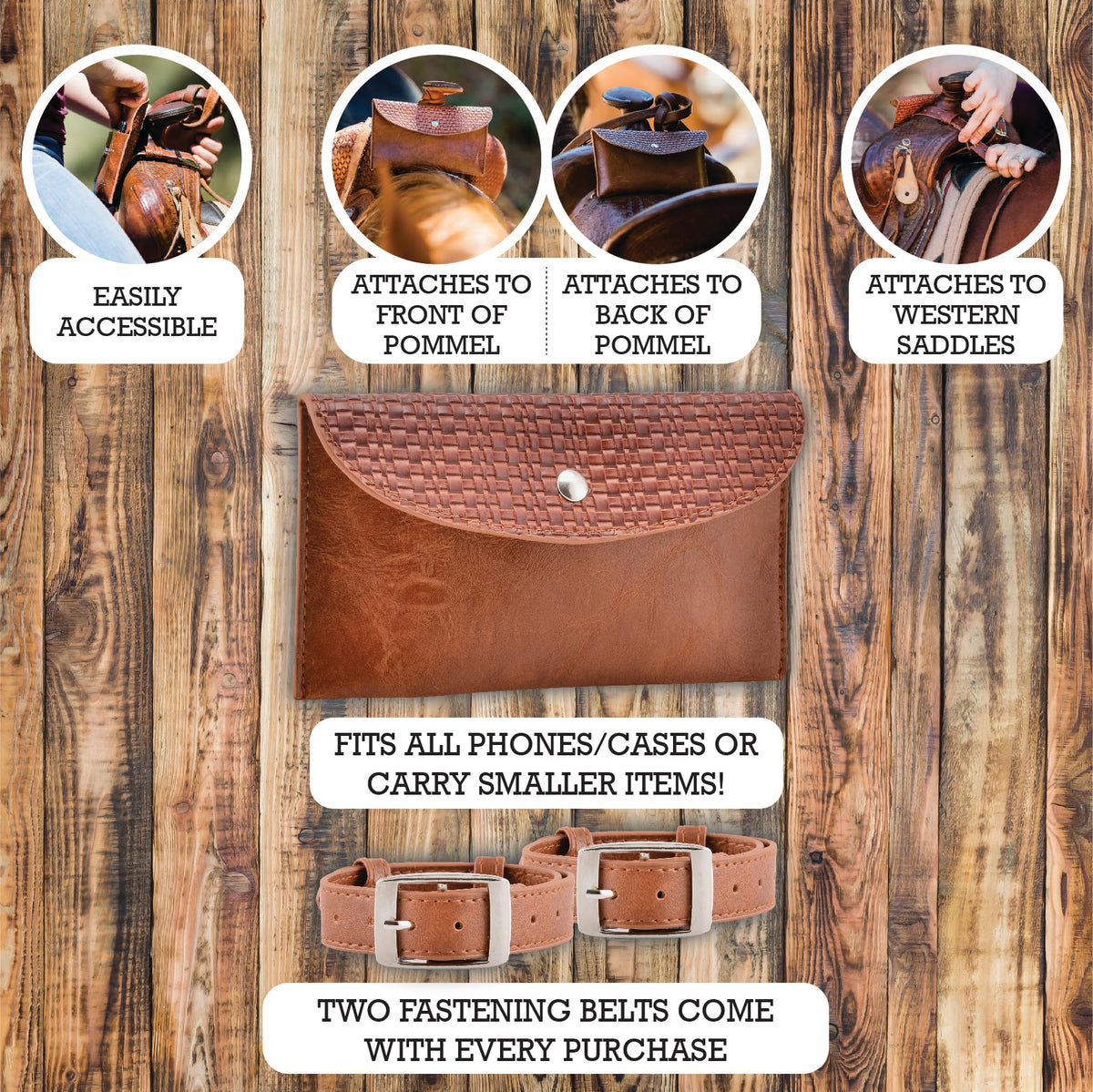 Saddle Pommel Bag Phone Holder X74954